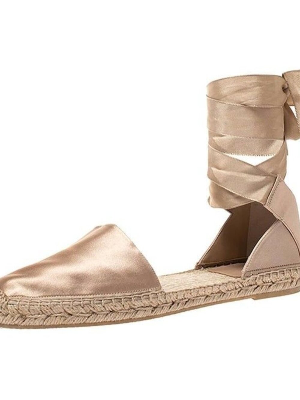 Saint Laurent satin espadrilles